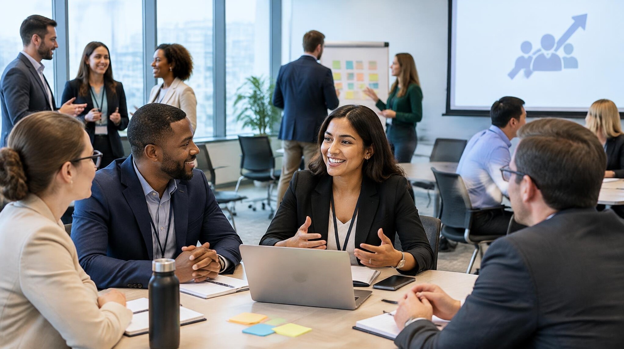 business professionals networking